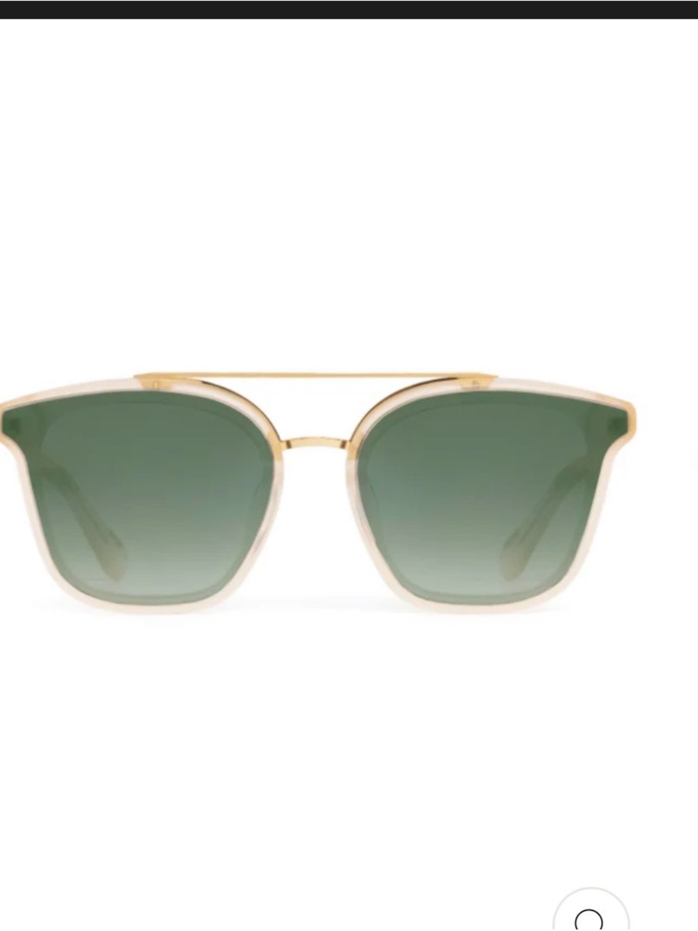 KREWE Coliseum Nylon Blonde 18K Mirrored NEW